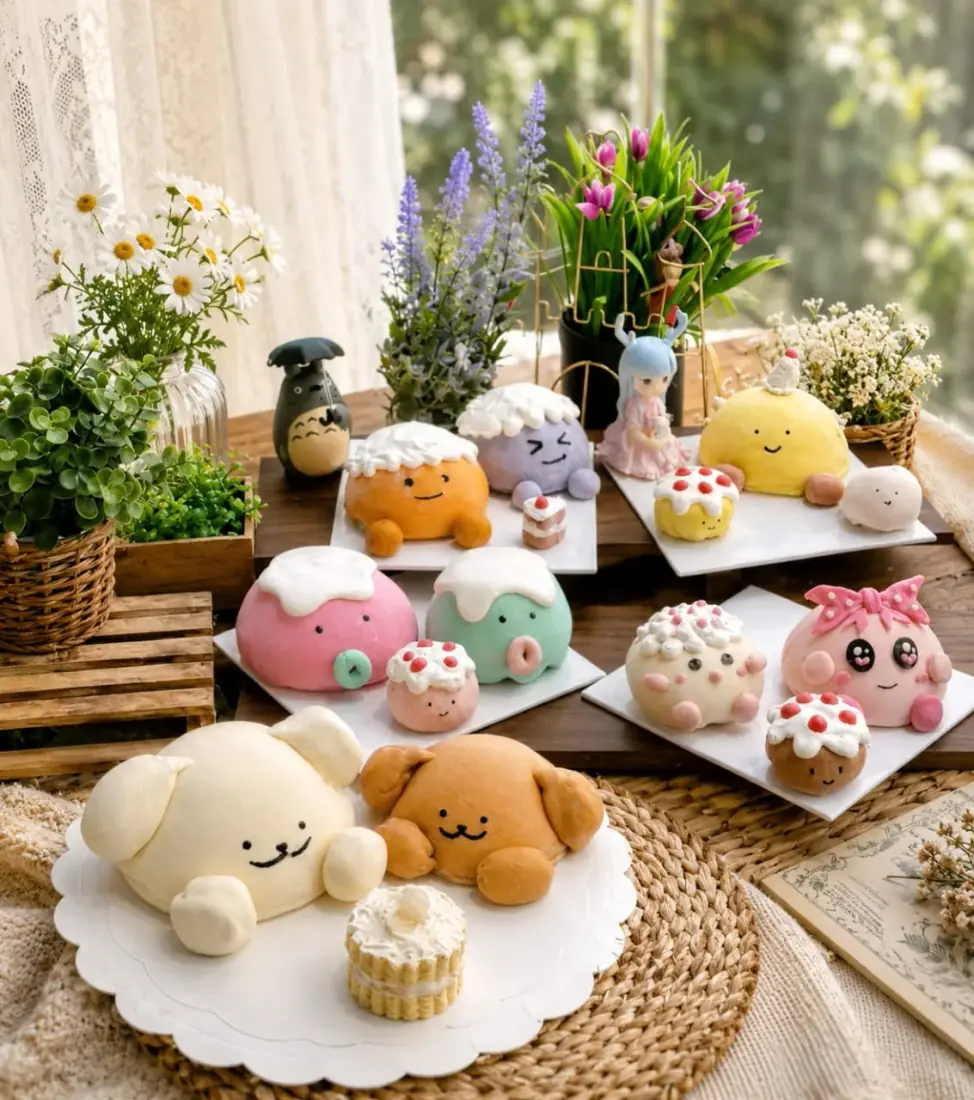 Character cakes by Chef Hang