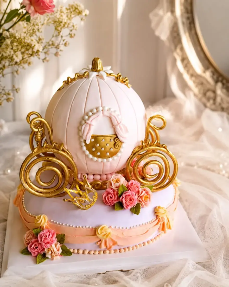 Cinderella carriage cake by Chef Hang