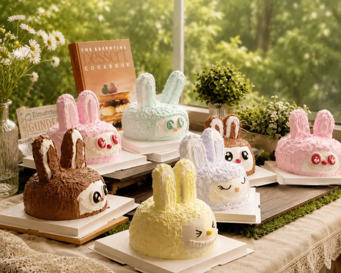 Bunny character cakes collection by Chef Hang