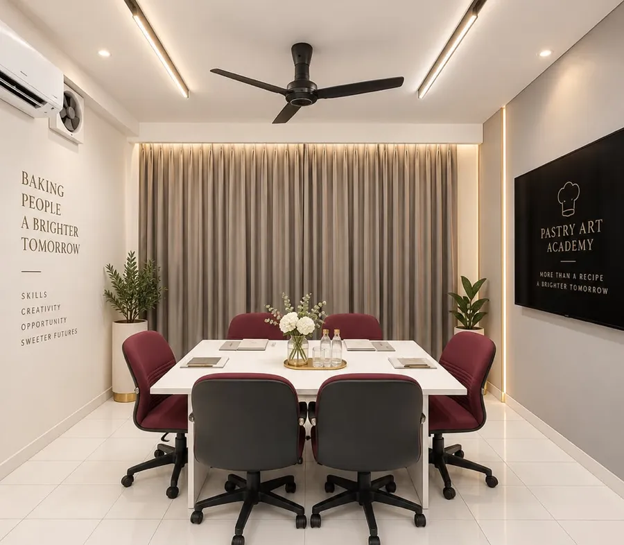 Private meeting room used for student and parent consultations